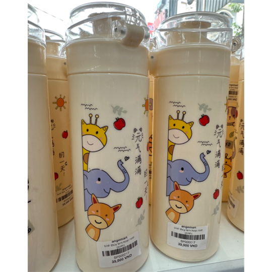 bình thủy tinh hoạt hình