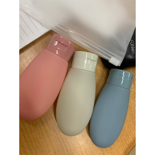 Bộ 3 lọ chiết Mỹ phẩm dẹt