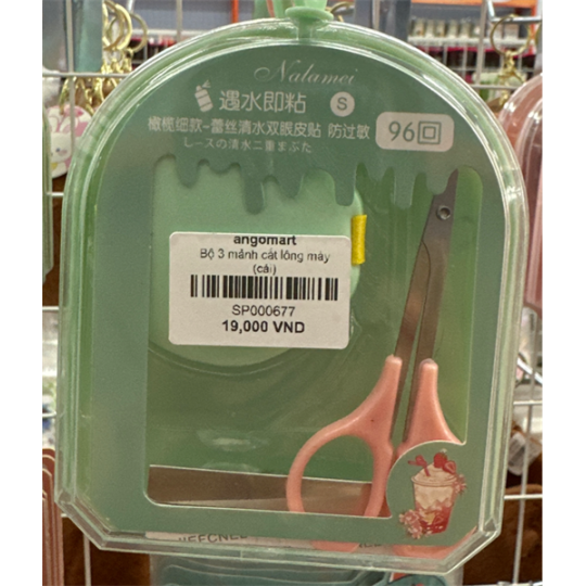 Bộ 3 mảnh cắt lông mày