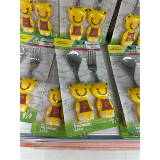 Bộ thìa nĩa hoạt hình