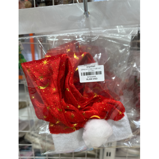 giáng sinh sequin ngôi sao mũ