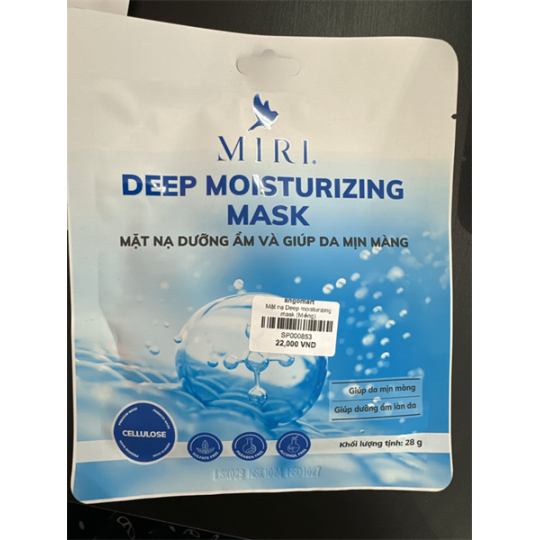 Mặt nạ Deep moisturizing mask