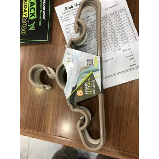 Móc áo trẻ em h-696 6PCS