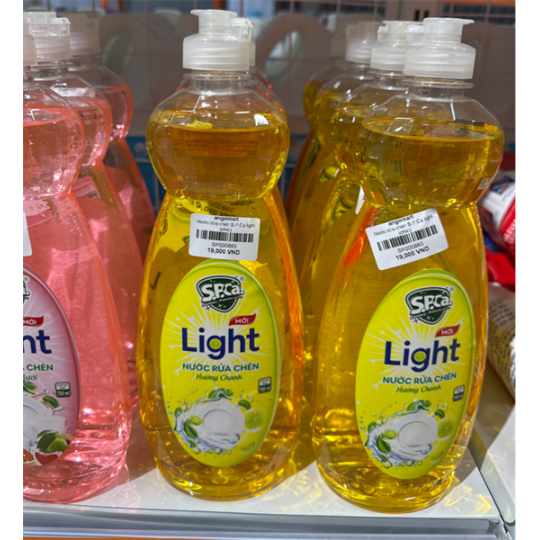 Nước rửa chén S.P.Ca light