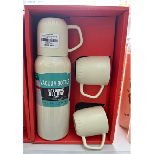 Set Bình giữ Nhiệt kèm 2 cốc