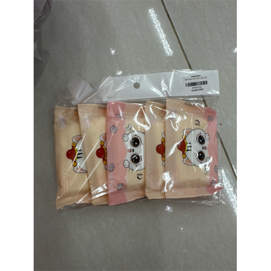 Set khăn ướt mini 5 gói