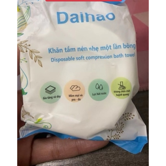 Sỉ khăn tắm nén trắng daihao TH 260